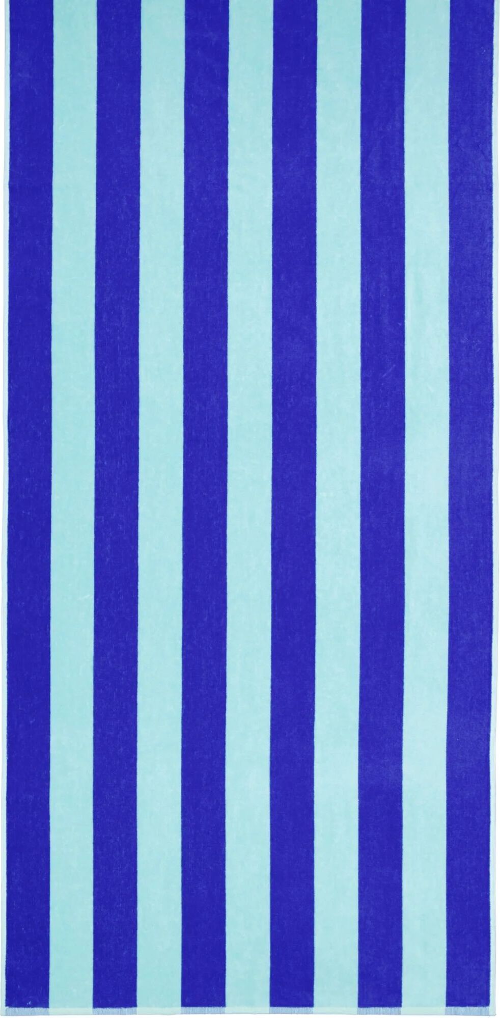 Ręcznik plażowy Tropical w paski 80 x 180 cm morski