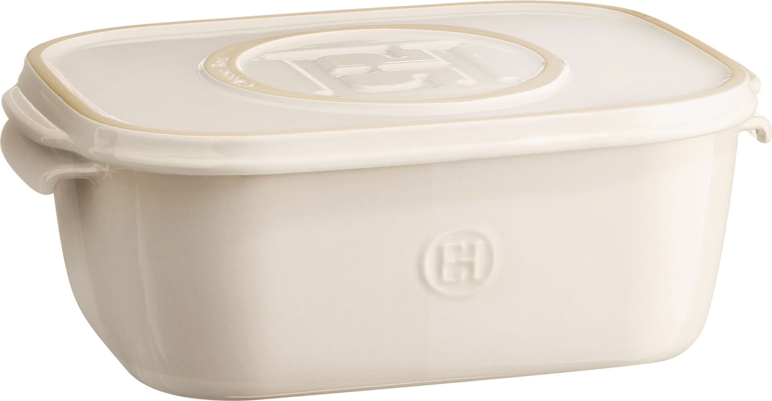 Pojemnik do przechowywania i serwowania sera Emile Henry beżowy