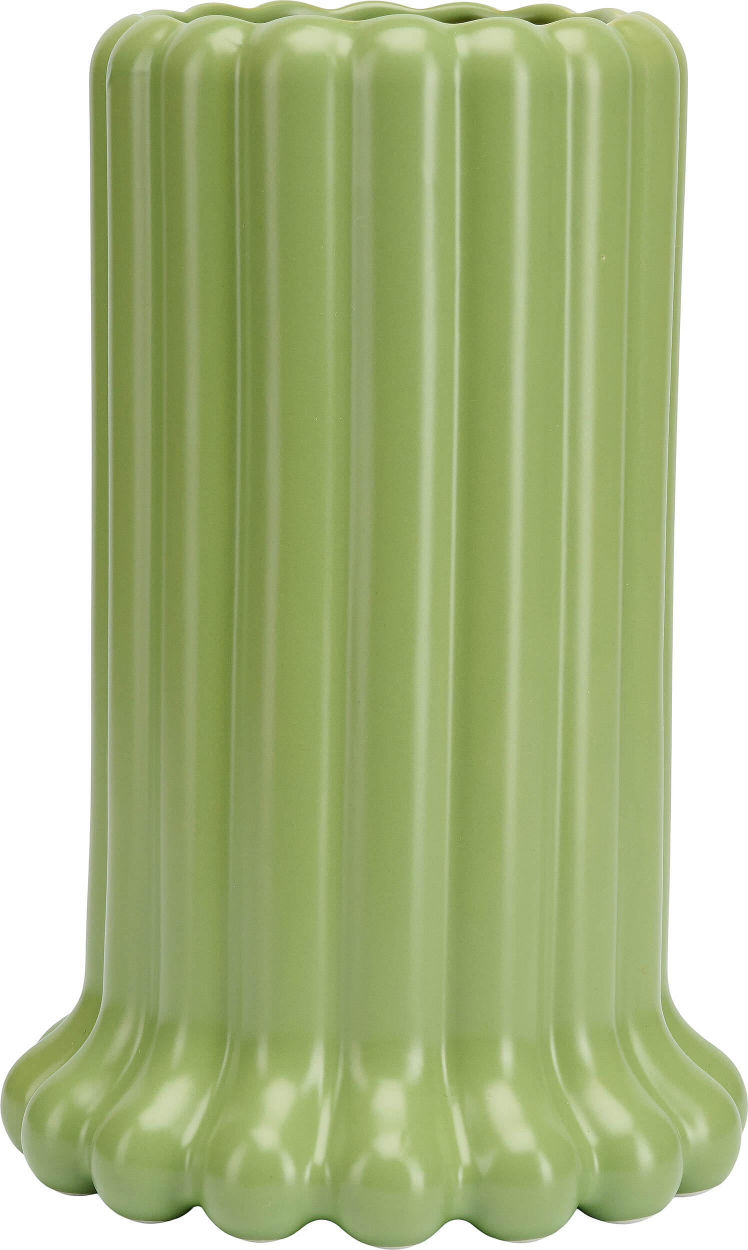Wazon Tubular 24 cm zielony
