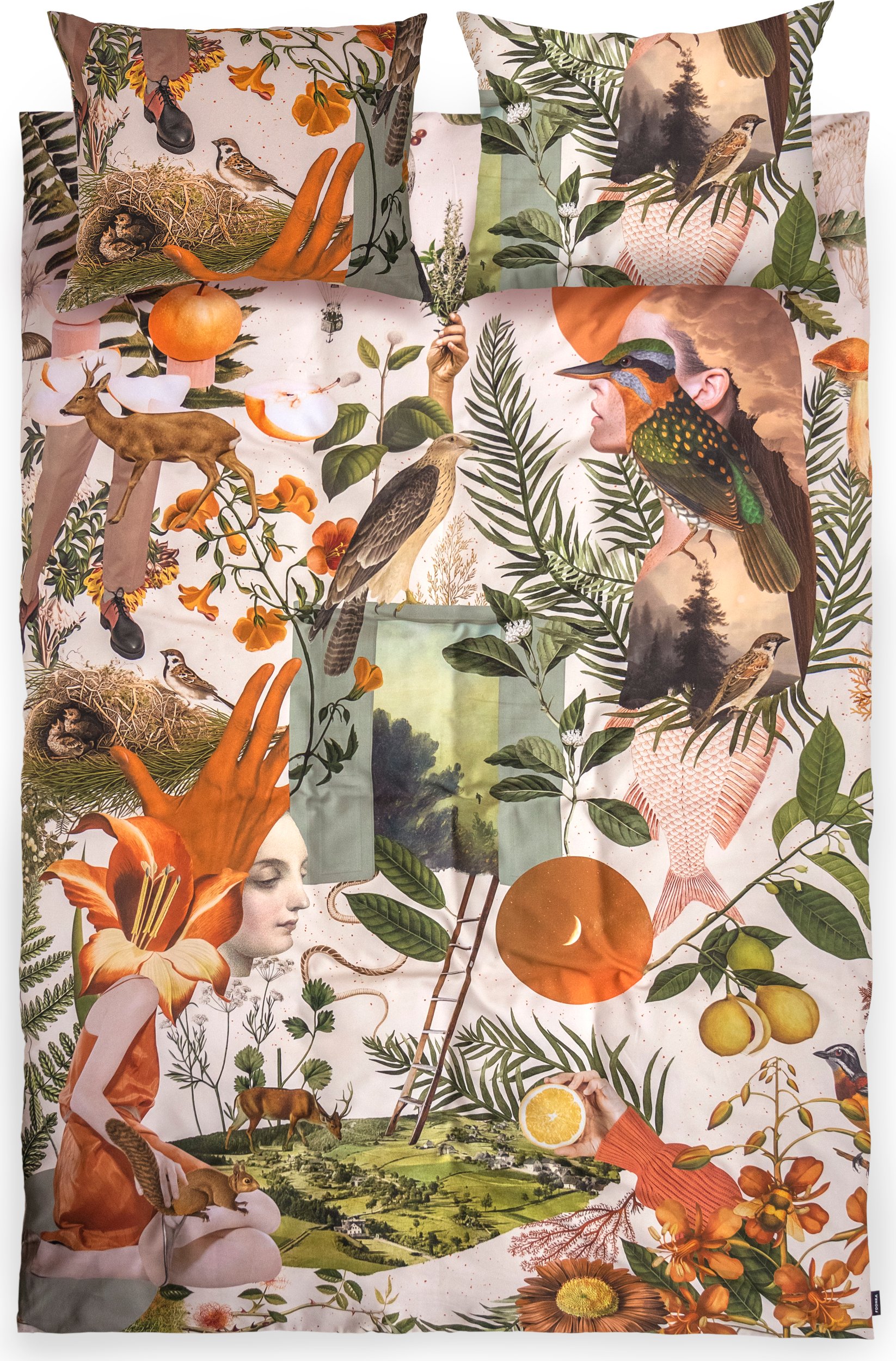 Pościel Liquid Memory 200 x 200 cm podwójna z 2 poszewkami na poduszki 70 x 80 cm