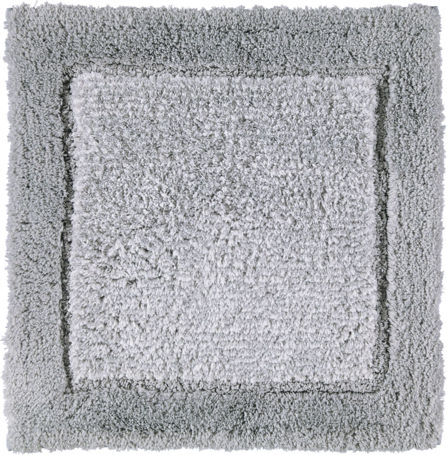 Dywanik łazienkowy Two-Tone 60 x 60 cm platynowy