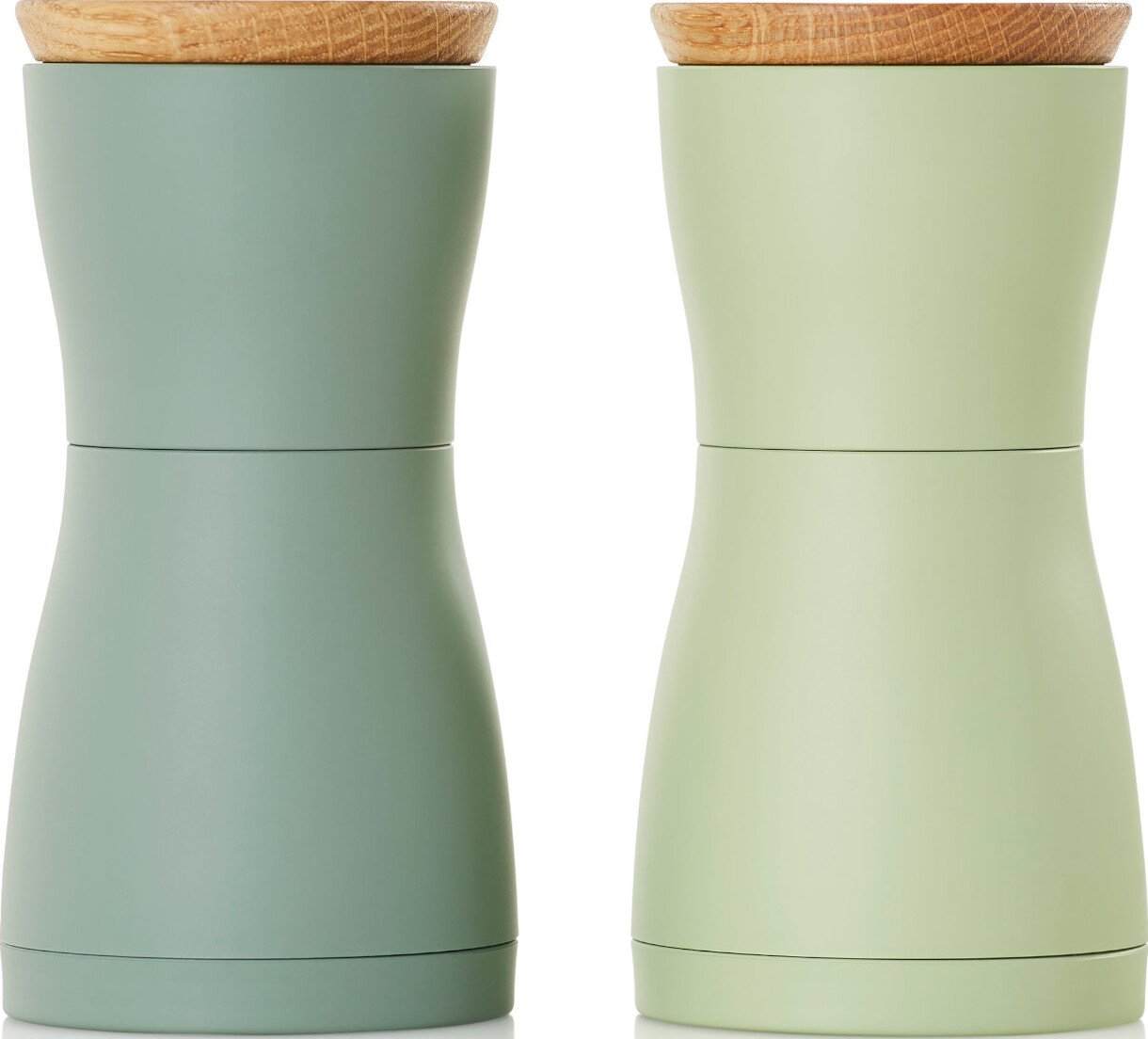 Młynki do soli i pieprzu Twin zielone 2 szt.