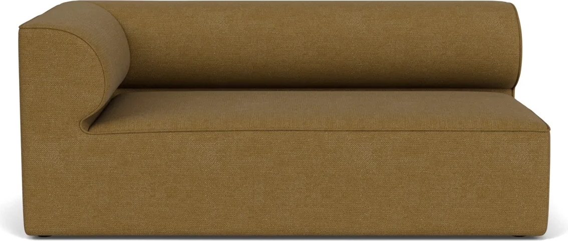 Narożnik lewostronny sofy modułowej Eave Bouclé 96 x 192 cm brązowy