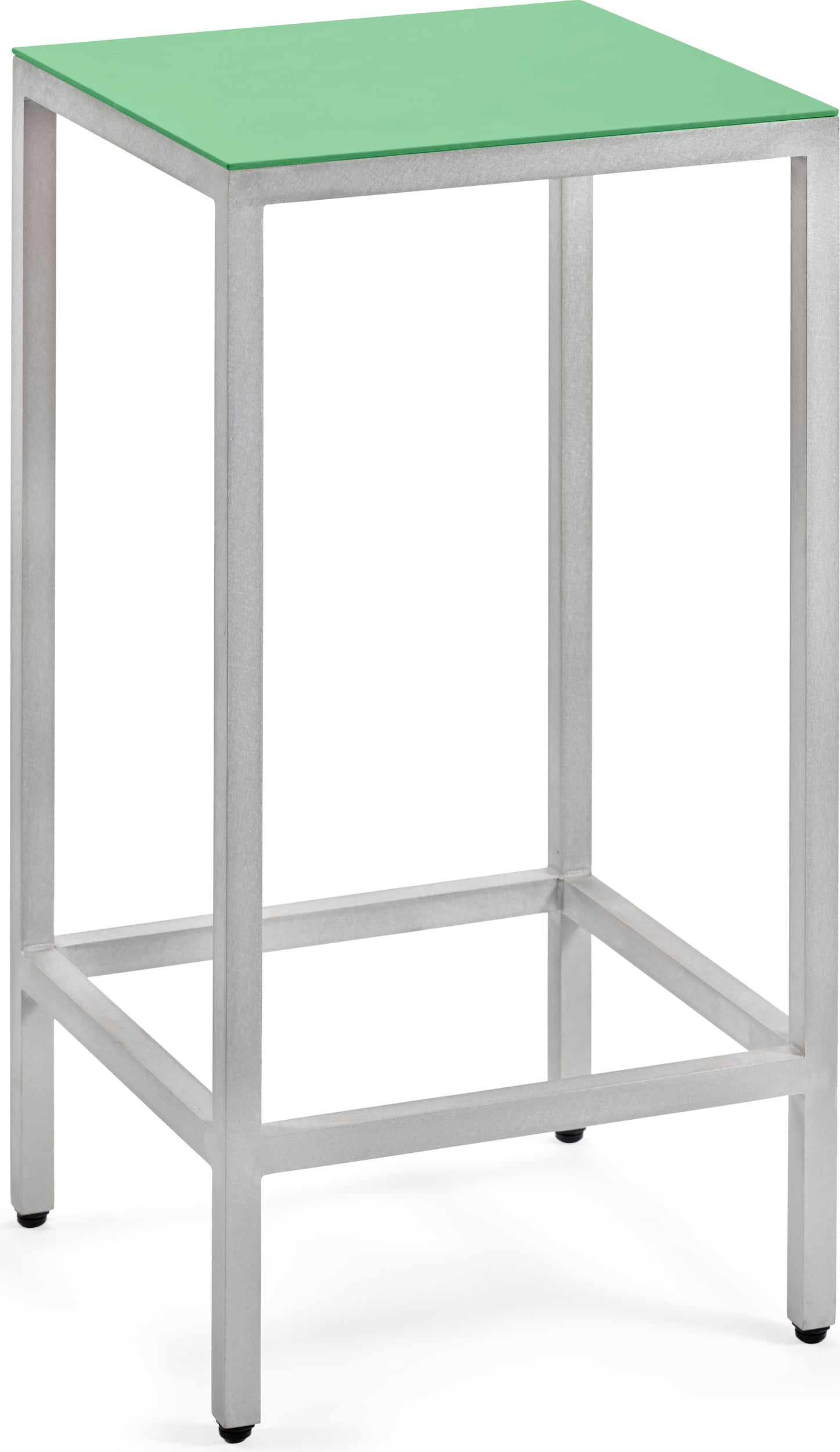 Stołek barowy Alu 65 cm zielony