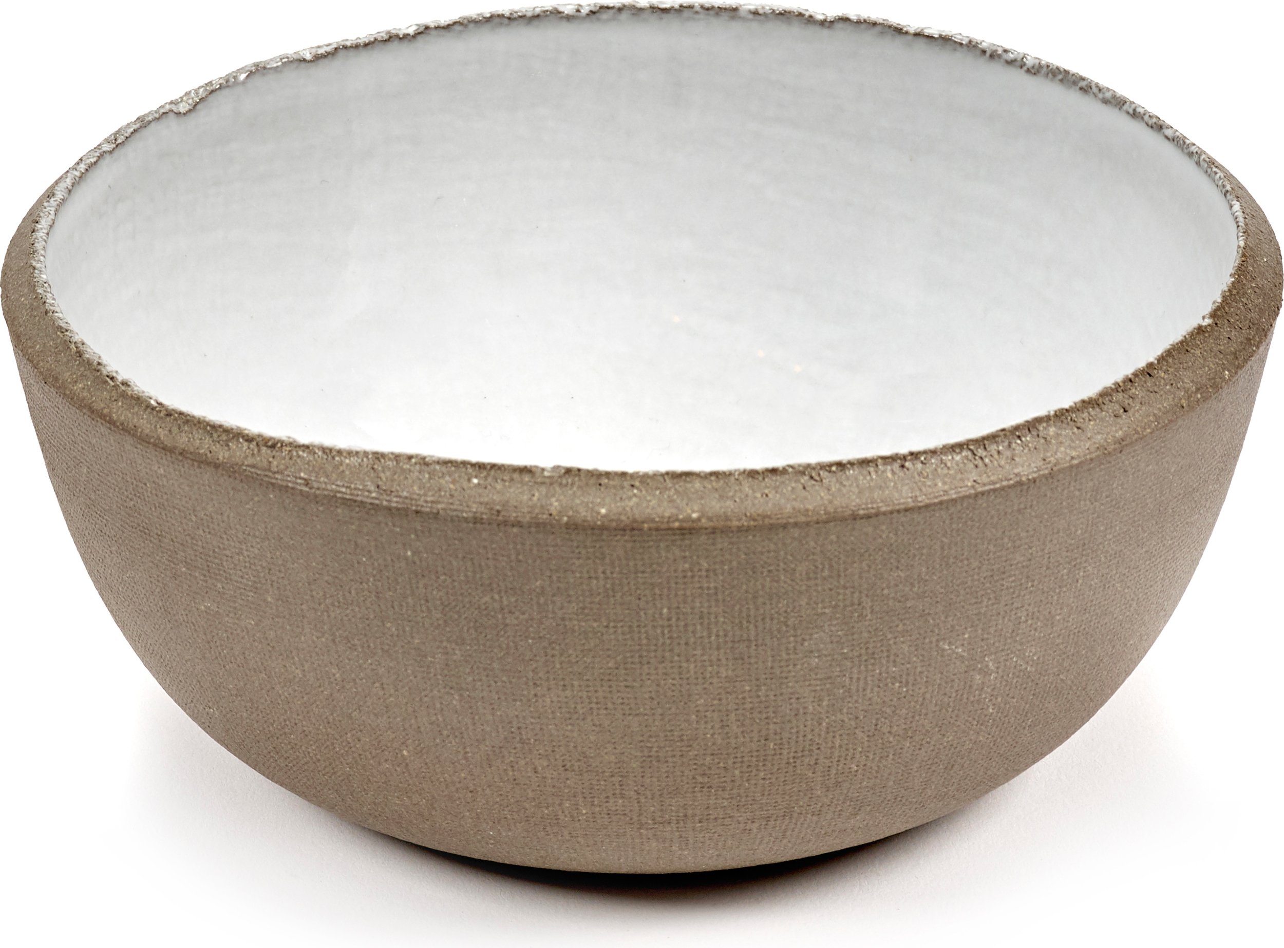 Miska FCK 600 ml brązowo-biała