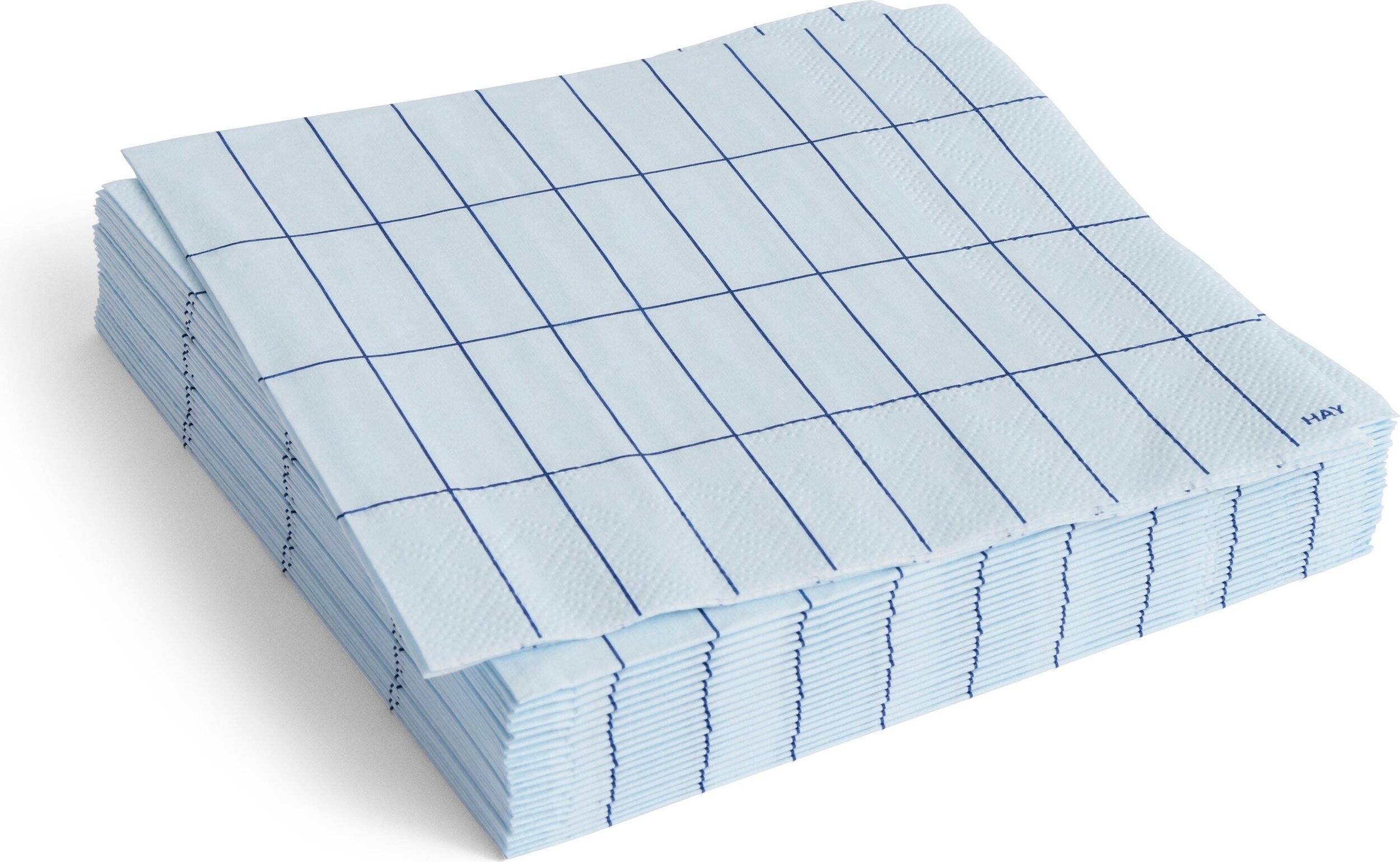 Serwetki papierowe Hay Pattern 33 x 33 cm błękitna kratka 20 szt.