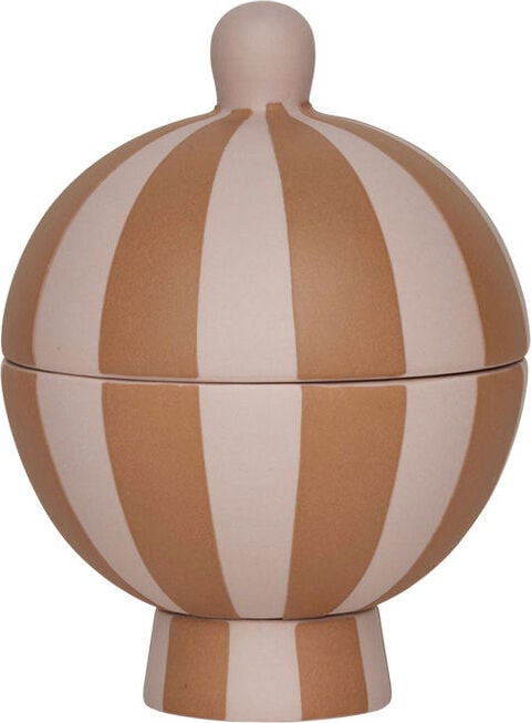 Pojemnik dekoracyjny Toppu 8,5 cm brązowo-różowy