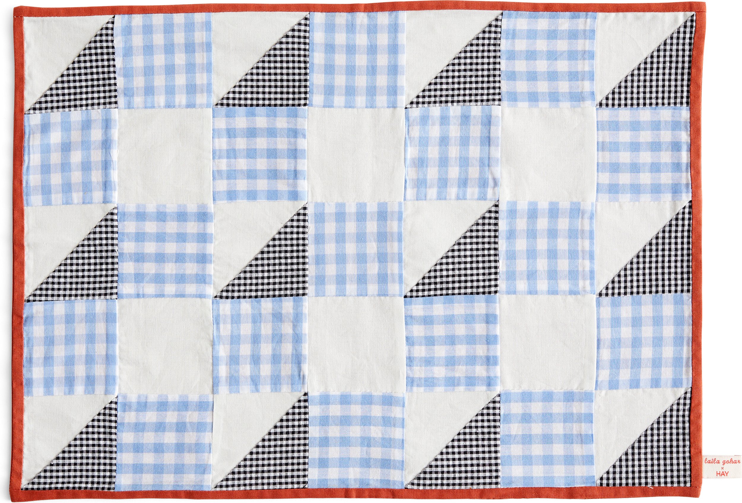 Podkładka pod talerz Sobremesa Check niebieska