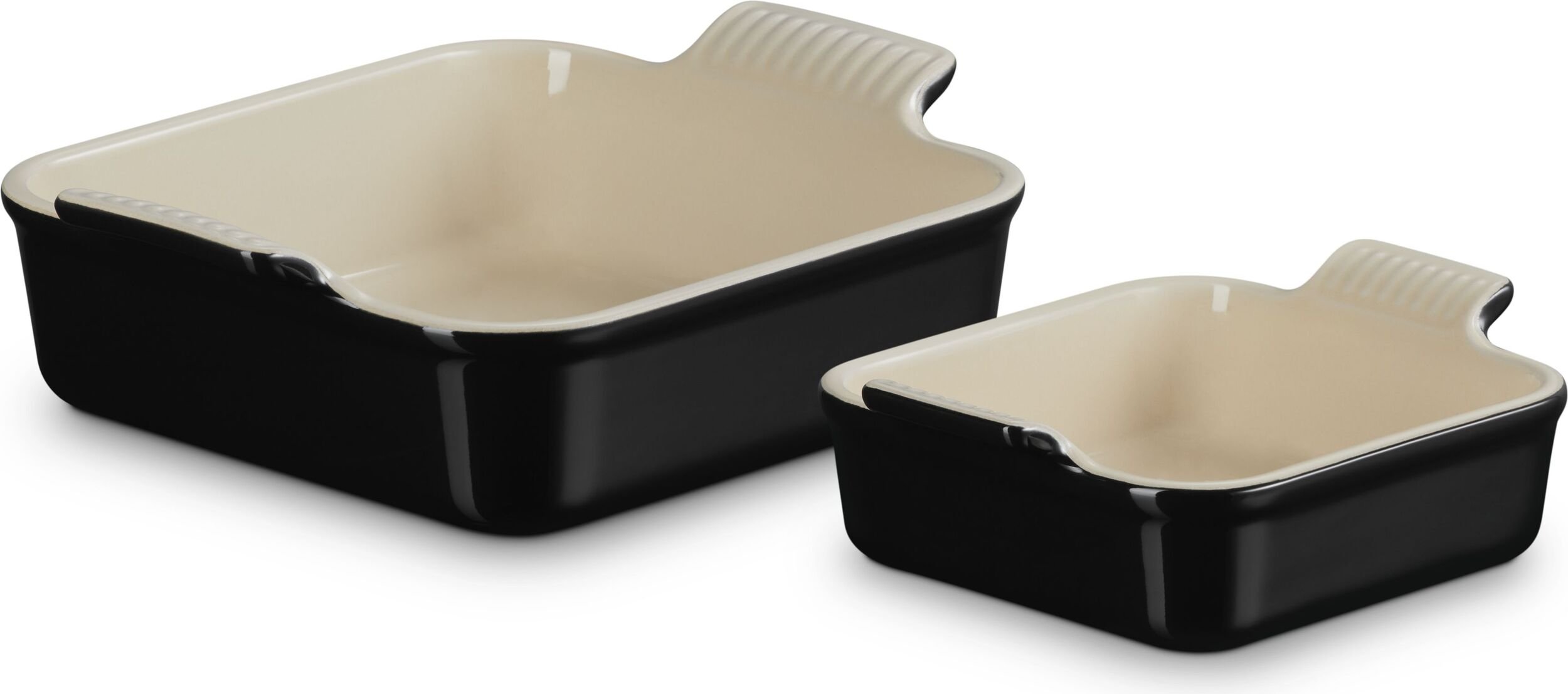 Formy do pieczenia Heritage kwadratowe czarne 2 szt.