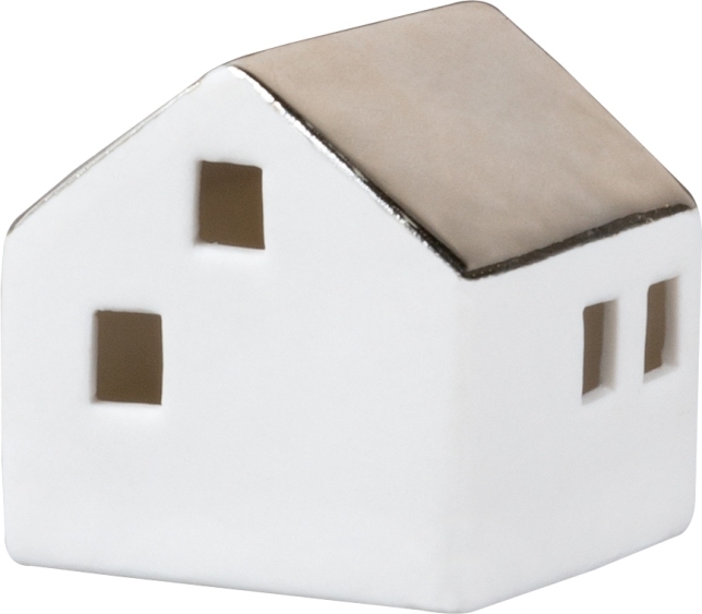 Lampion LED Raeder domek 5 cm z metalicznym dachem