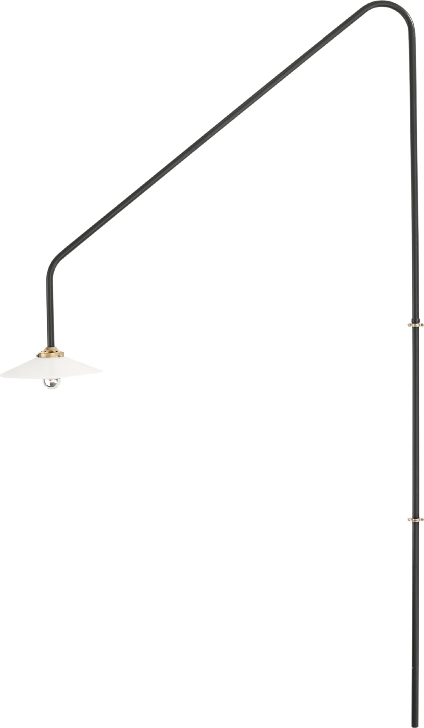 Lampa ścienna N°4 180 cm czarna