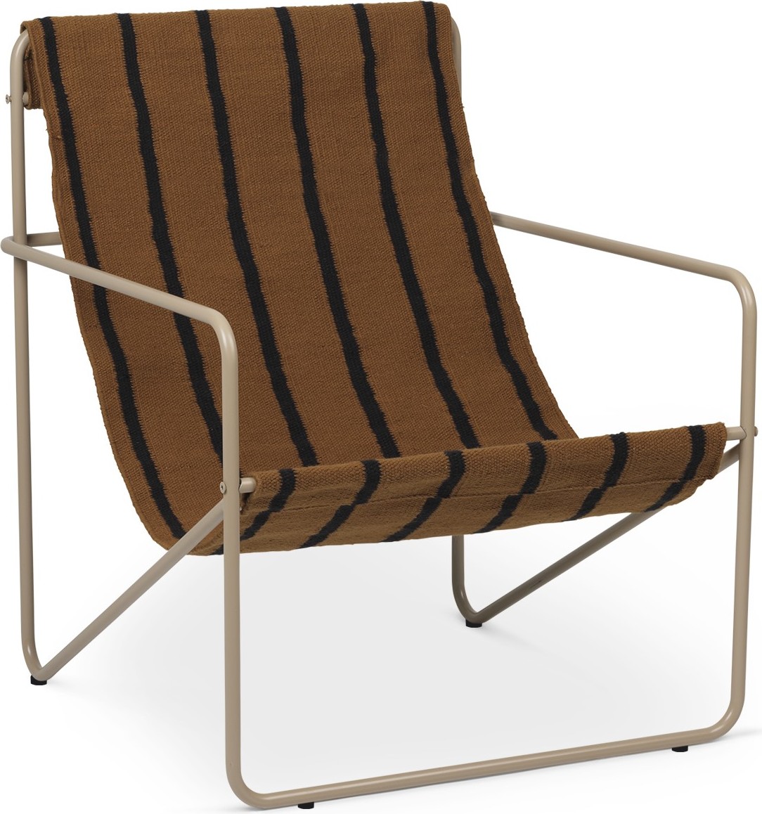 Krzesło Desert beżowa rama Stripes