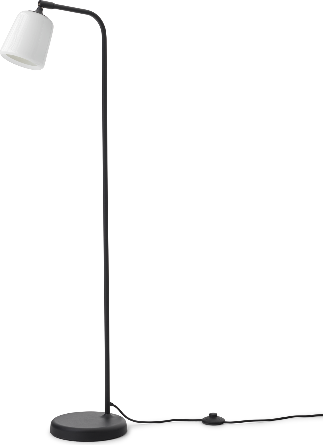 Lampa podłogowa Material 125 cm opal