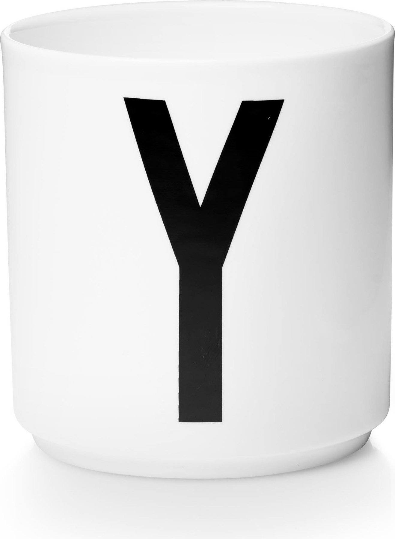 Kubek porcelanowy AJ litera Y