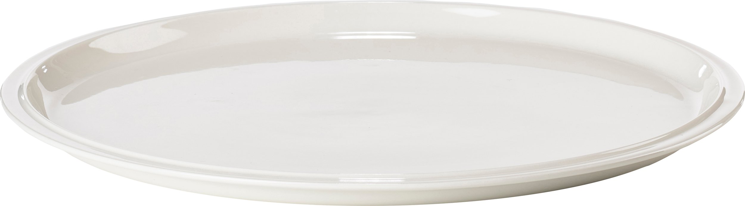 Talerz do serwowania Eau 32 cm porcelanowa biel