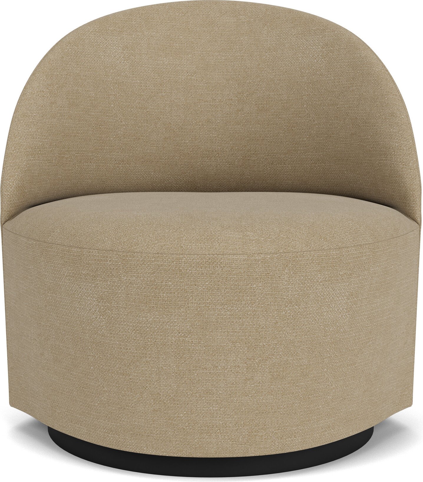 Fotel obrotowy Tearoom Swivel Bouclé 72,5 cm beżowy