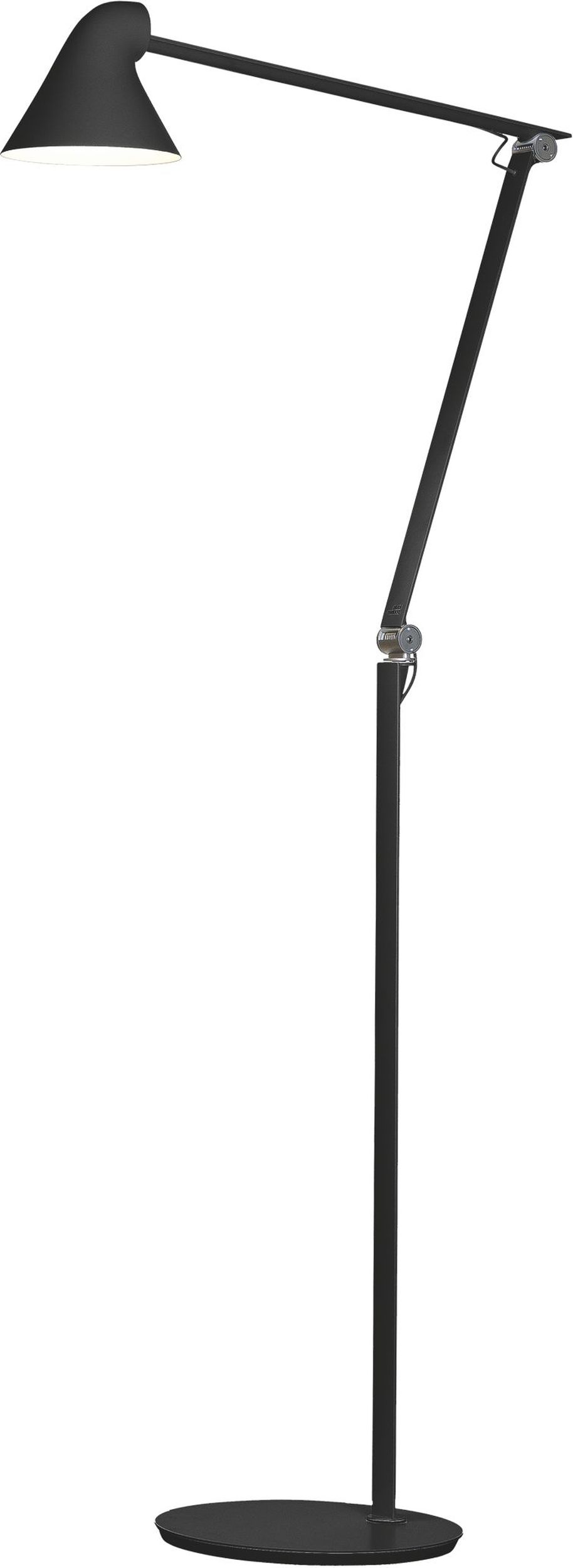 Lampa stojąca NJP LED 3000 K czarna