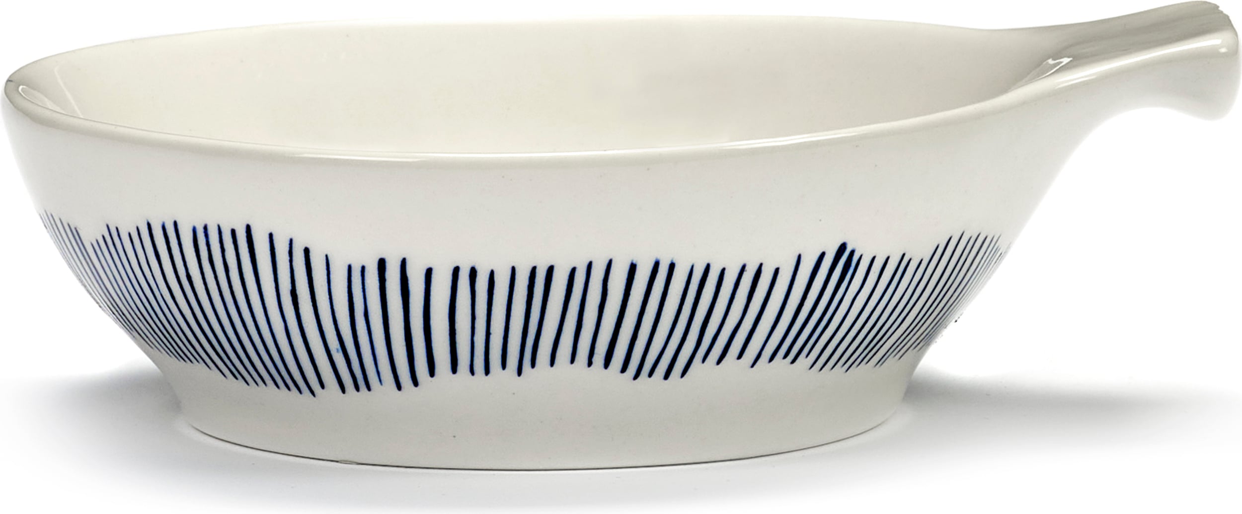 Miski na przekąski Feast 13 cm biało-niebieskie 4 szt.