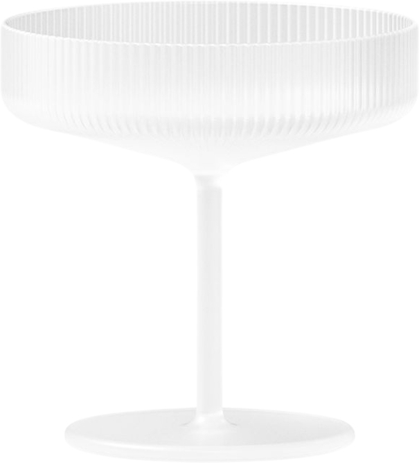 Kieliszki do szampana Ripple oszronione 2 szt.