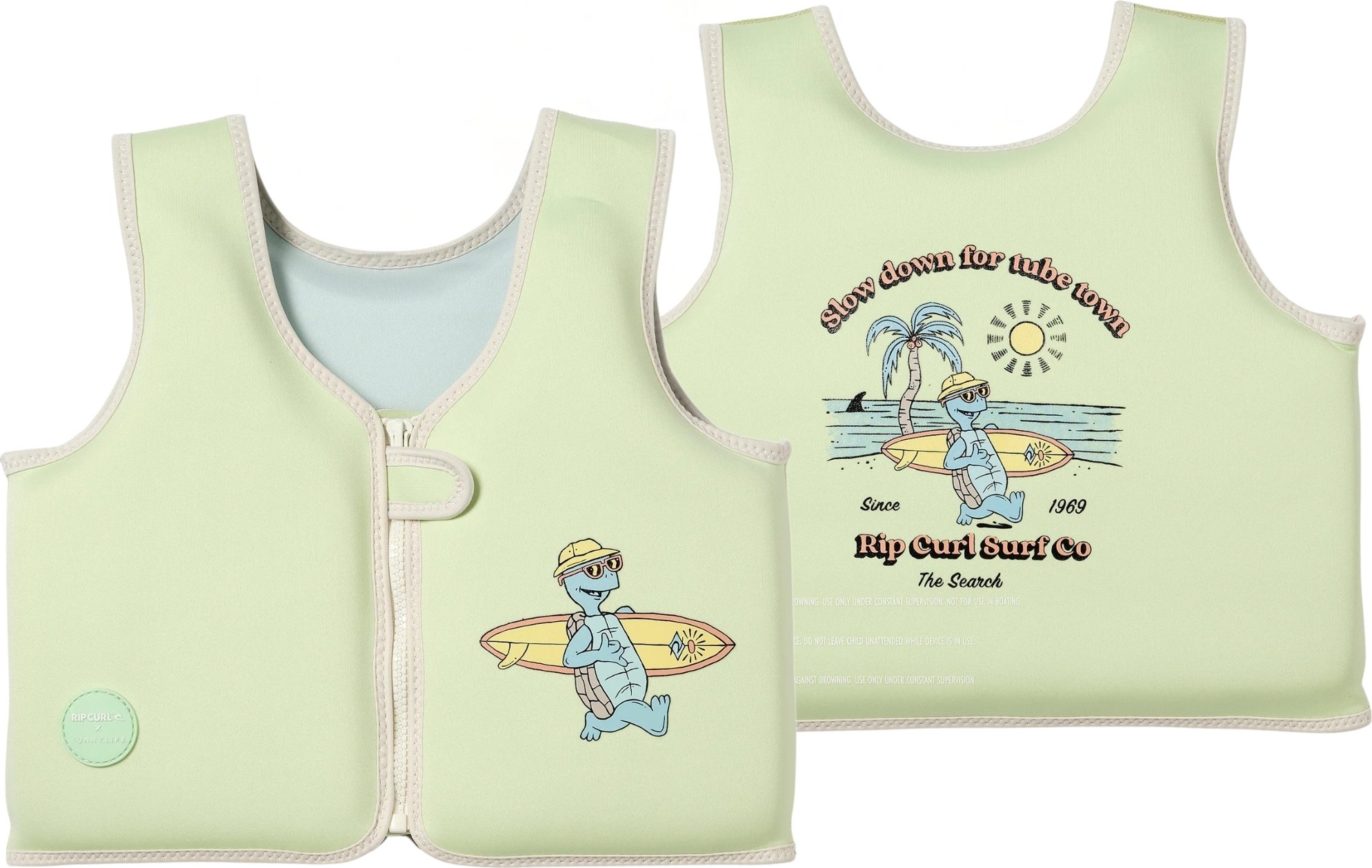 Kamizelka do pływania dla dzieci Kids Swimtime Shred Turtle Aqua L