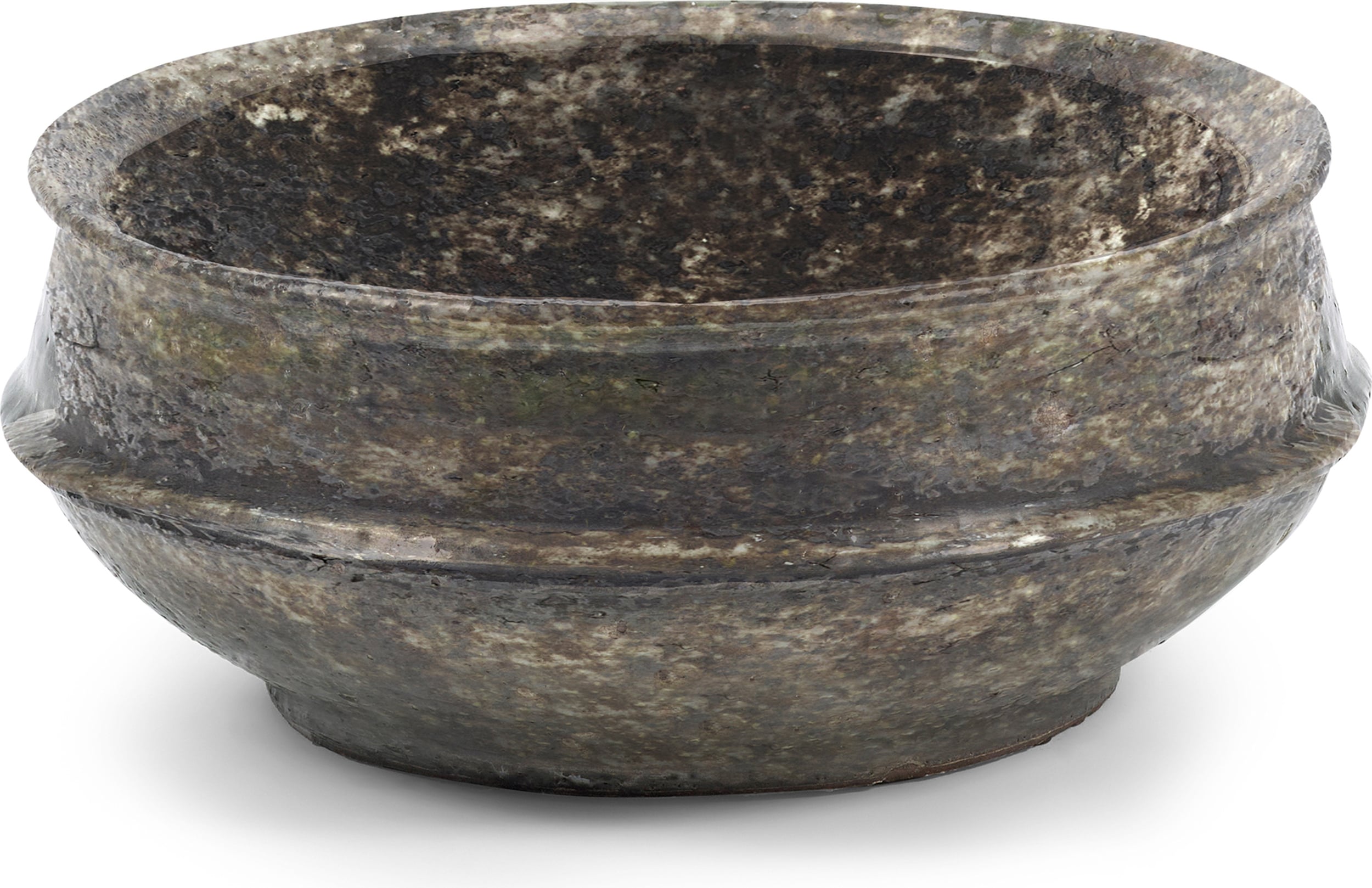 Doniczka Dune 31 cm ciemnobrązowa