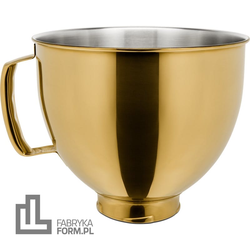 Dzieża Inox 4,8 l złota lśniąca do mikserów KitchenAid