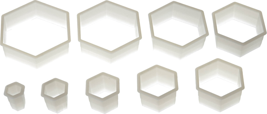Formy do wykrawania ciasteczek Silikomart 06 Regular Hexagon