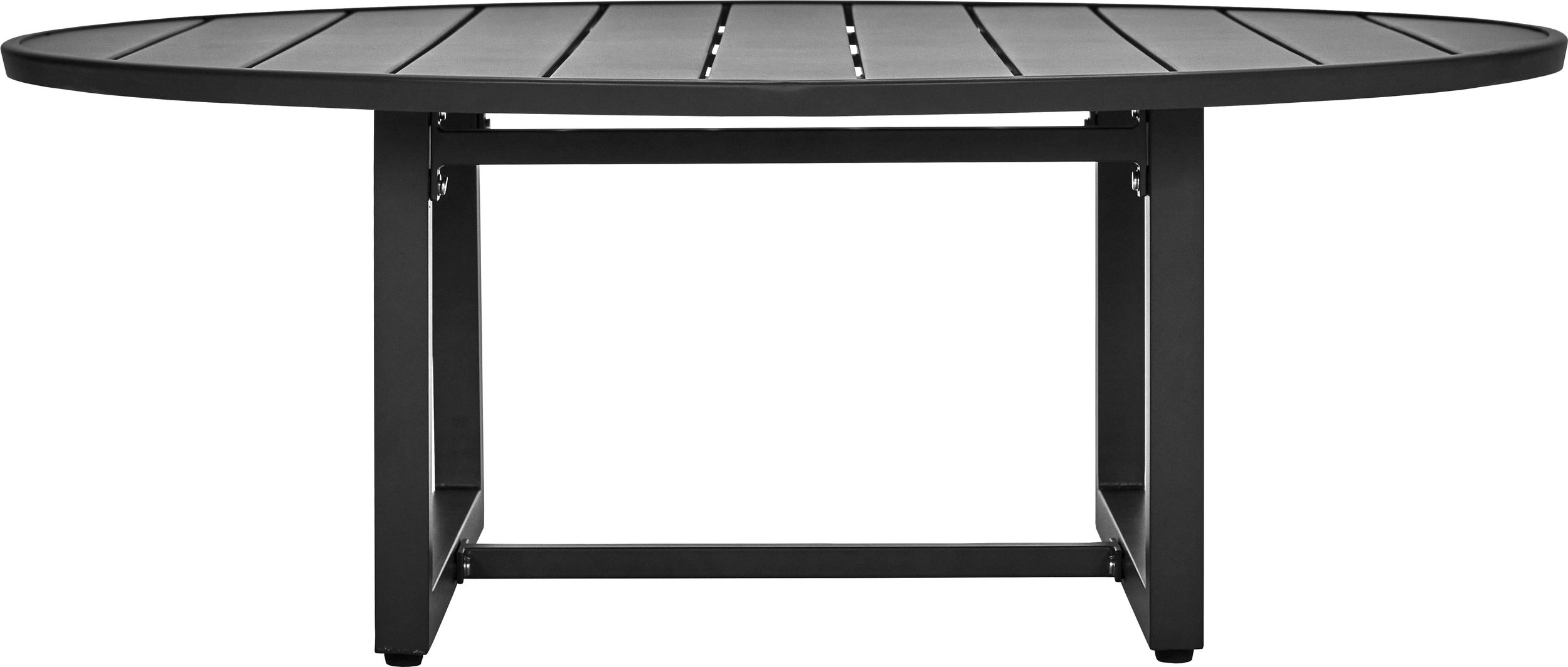 Stół ogrodowy Helo niski 120 cm czarny