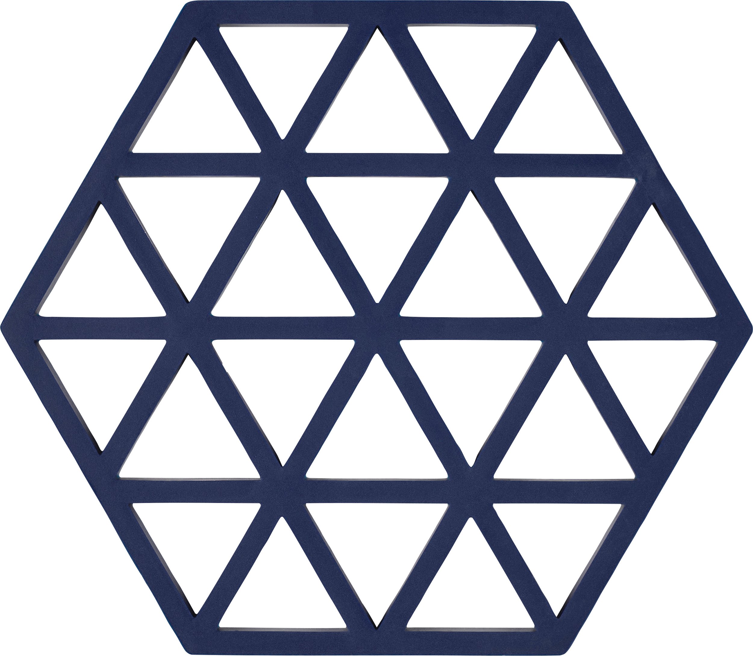 Podstawka pod gorące naczynia Triangles granatowa