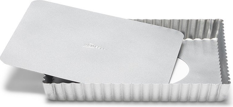 Forma do quiche Silver-Top kwadratowa 21 x 21 cm