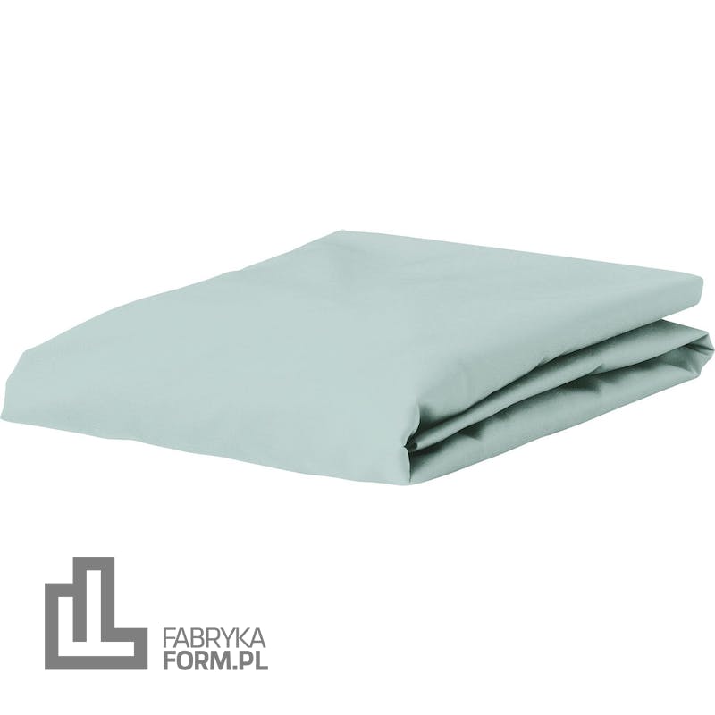 Prześcieradło z gumką Satin 180 x 200 cm pastelowozielone