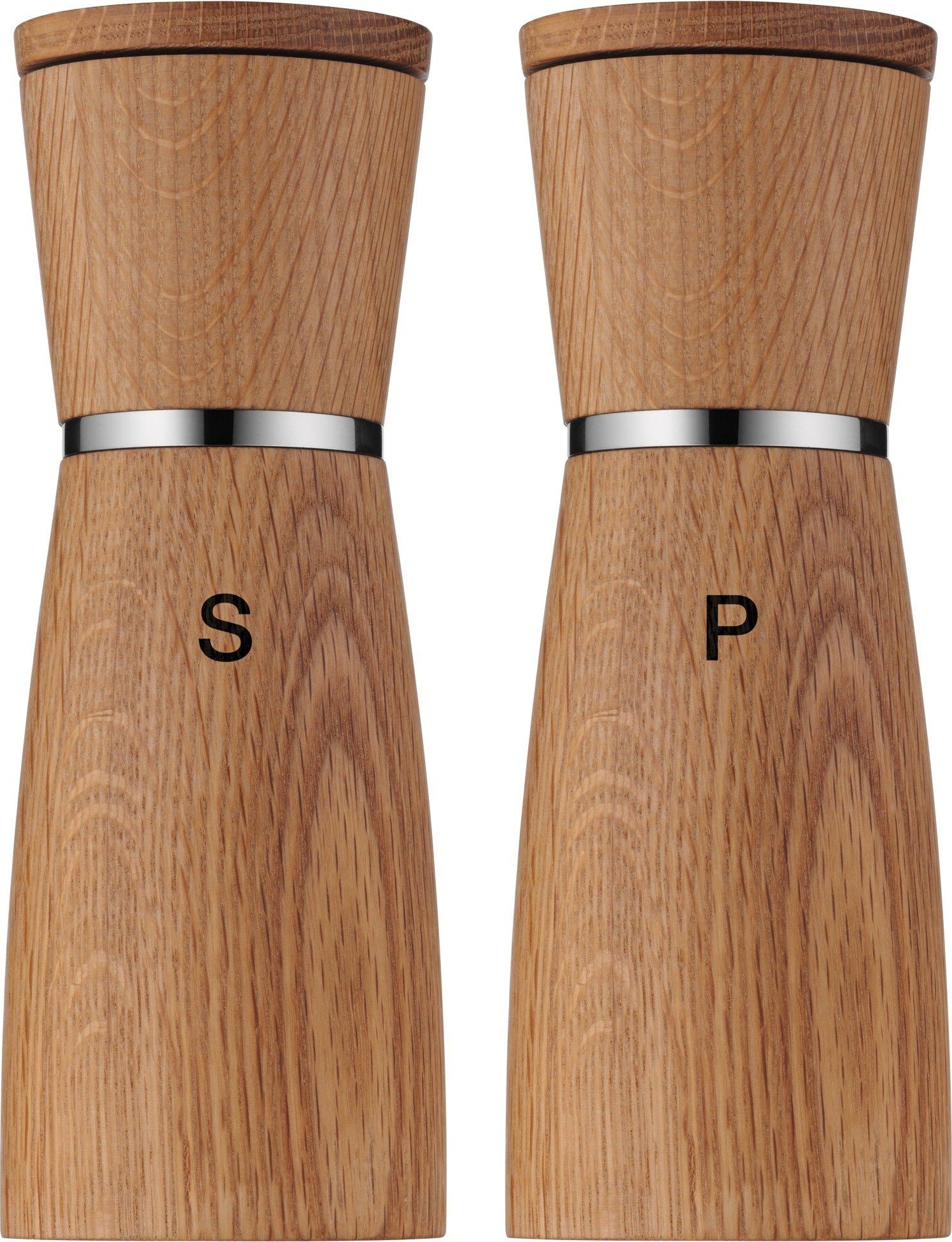 Młynek do soli i pieprzu drewniany Ceramill Nature 2 szt.