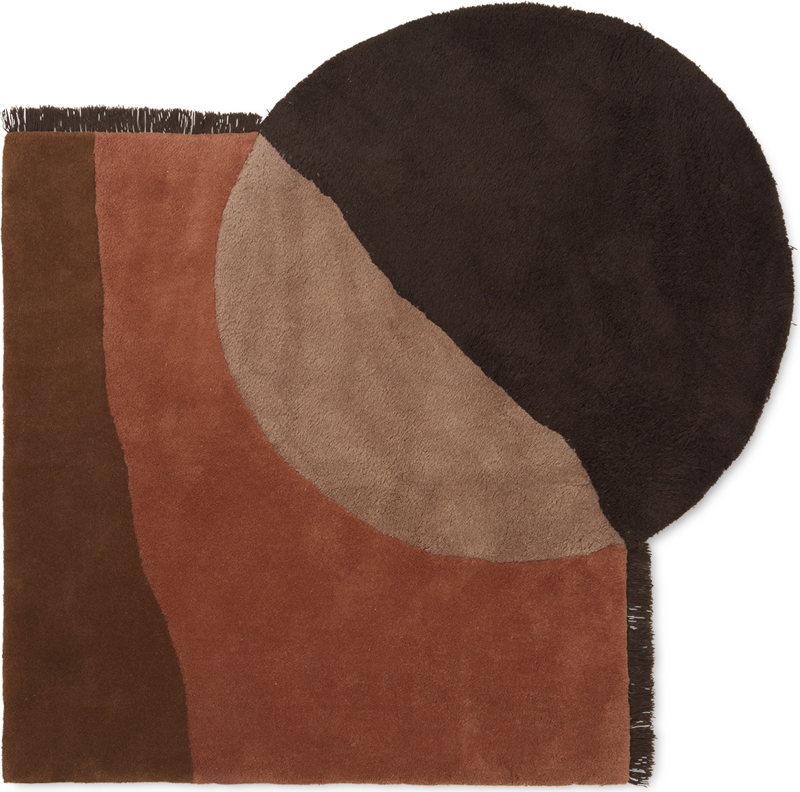 Dywan Tufted kasztanowy