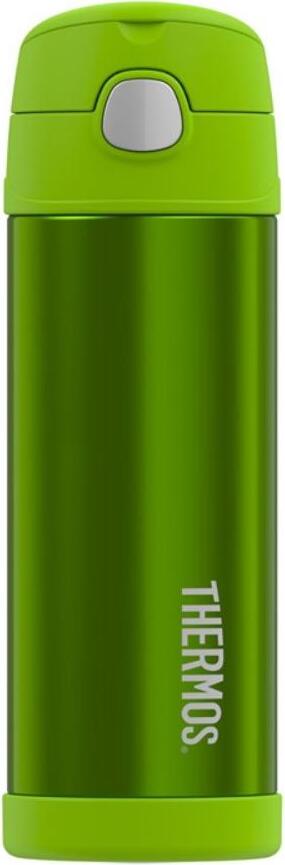 Butelka termiczna ze słomką FUNtainer 470 ml limonkowa