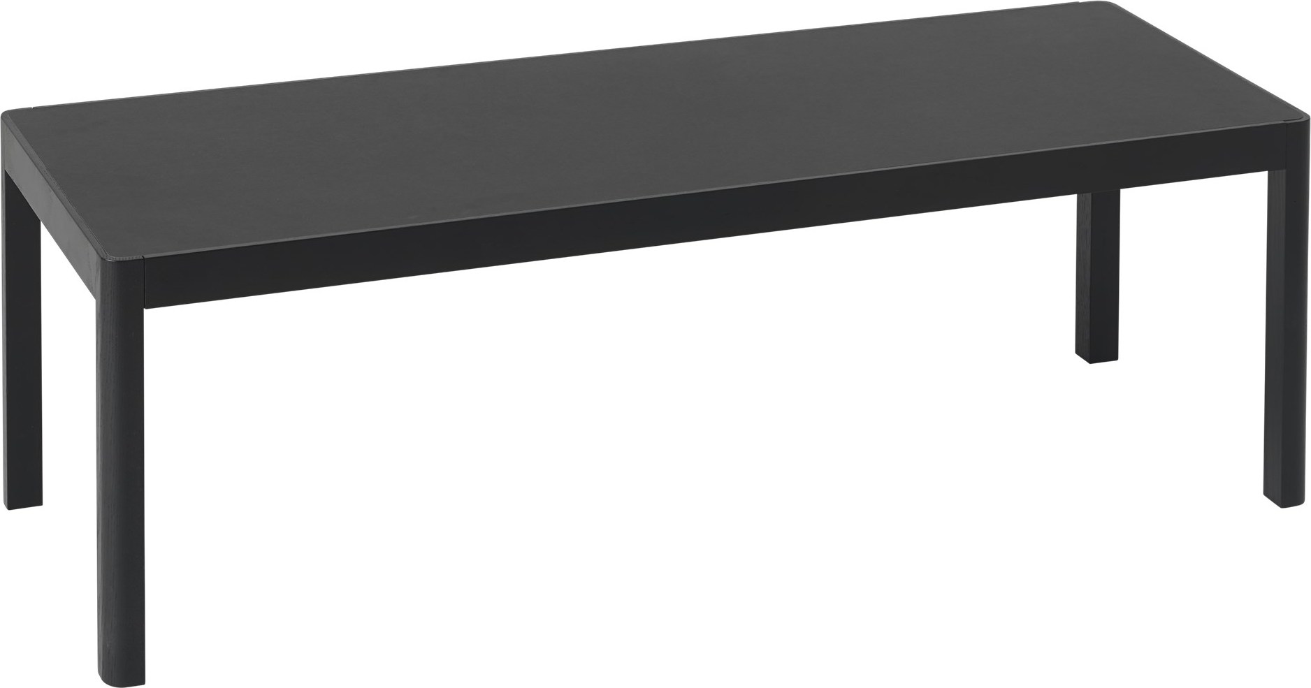 Stolik kawowy Workshop 120 x 43 cm czarny linoleum