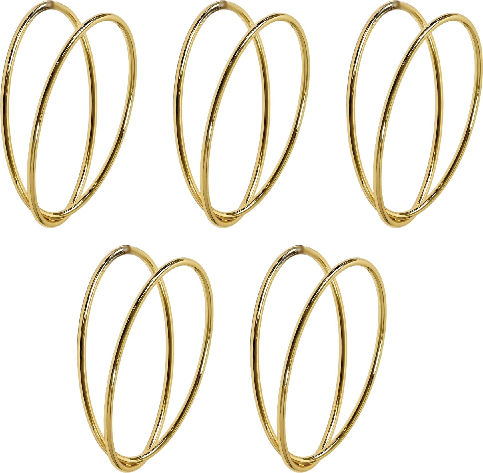 Wieszak modułowy Senzatempo złoty 5 el.