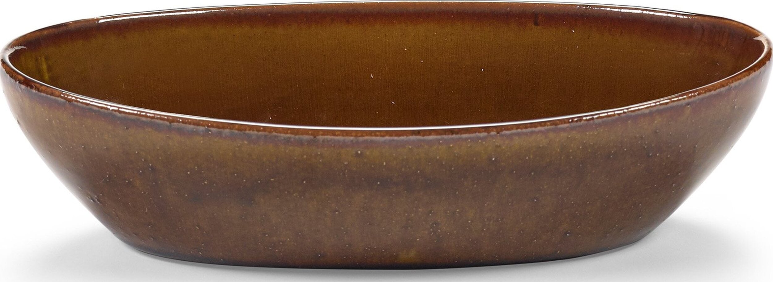 Miski Out of Lines owalne 450 ml brązowe 2 szt.