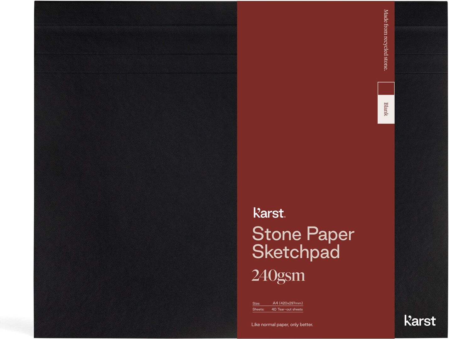 Szkicownik Karst A4 czarny 240 g/m² miękka oprawa