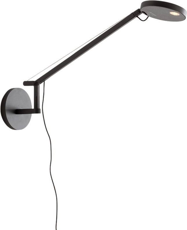 Lampa ścienna Demetra Micro LED 3000 K antracytowa