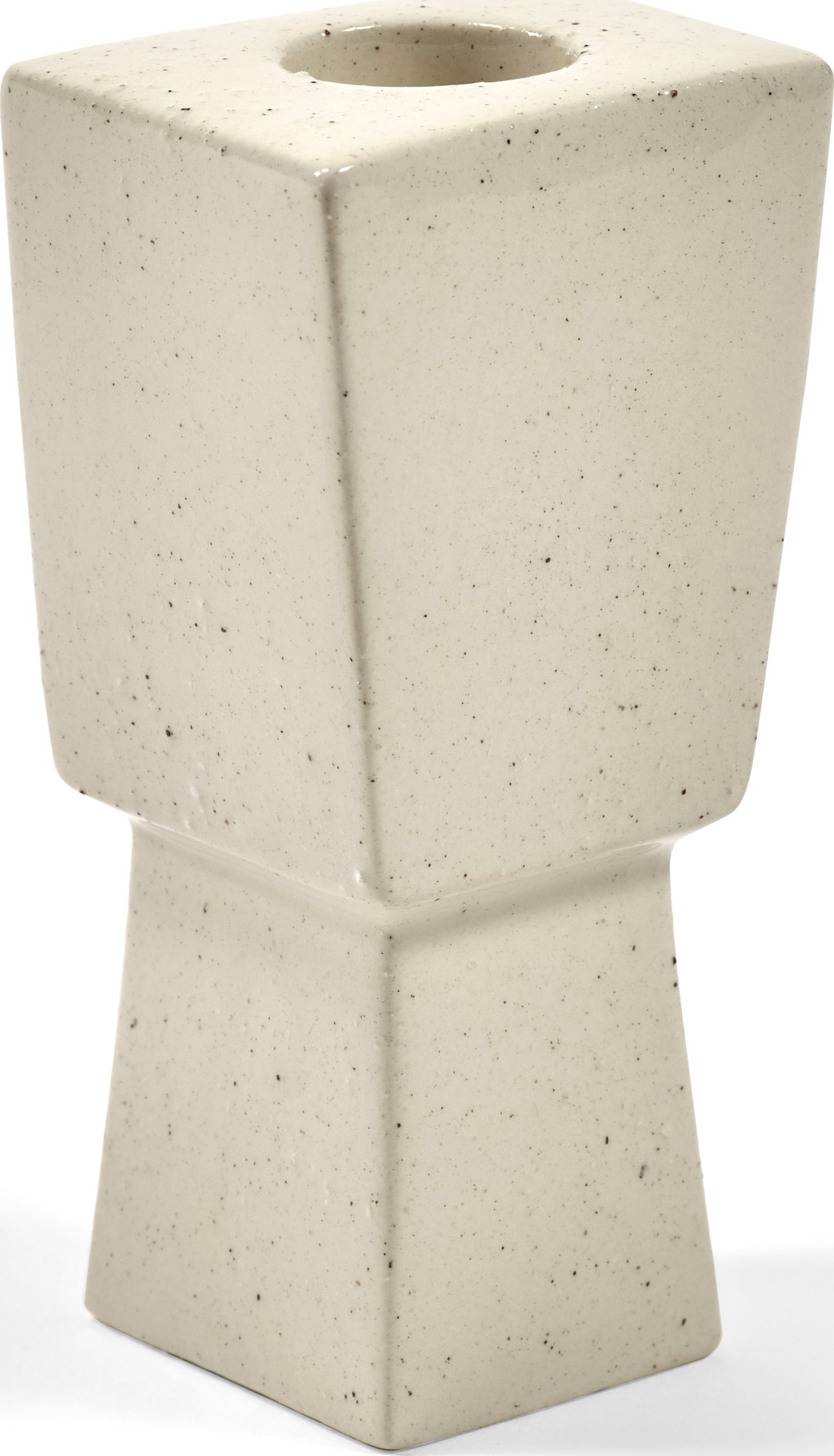 Świecznik na klasyczną świecę Molly 12 cm beżowy