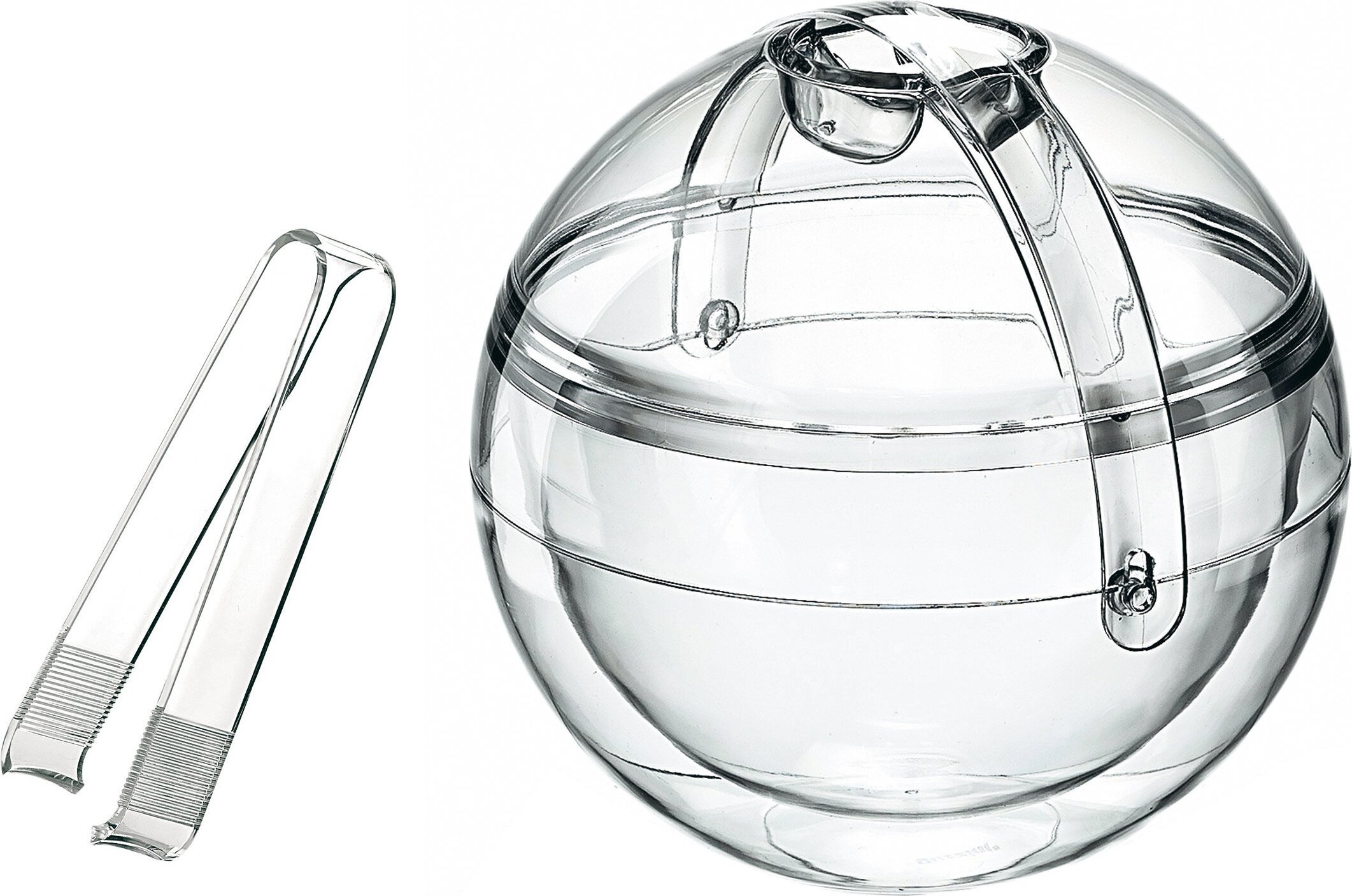 Kubełek na lód ze szczypcami Happy Hour