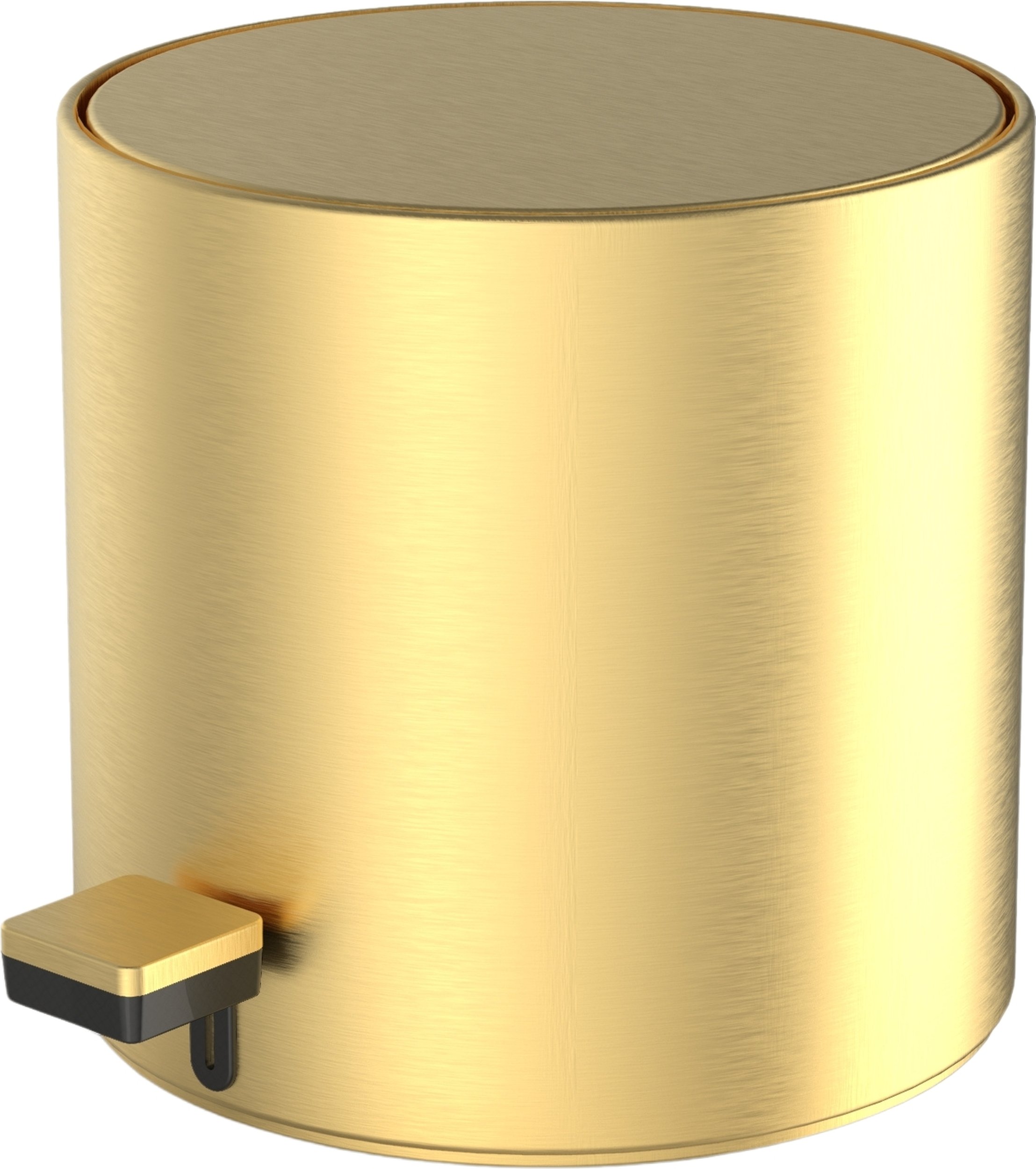 Kosz łazienkowy na śmieci Bar 23 cm złoty mat z powłoką PVD