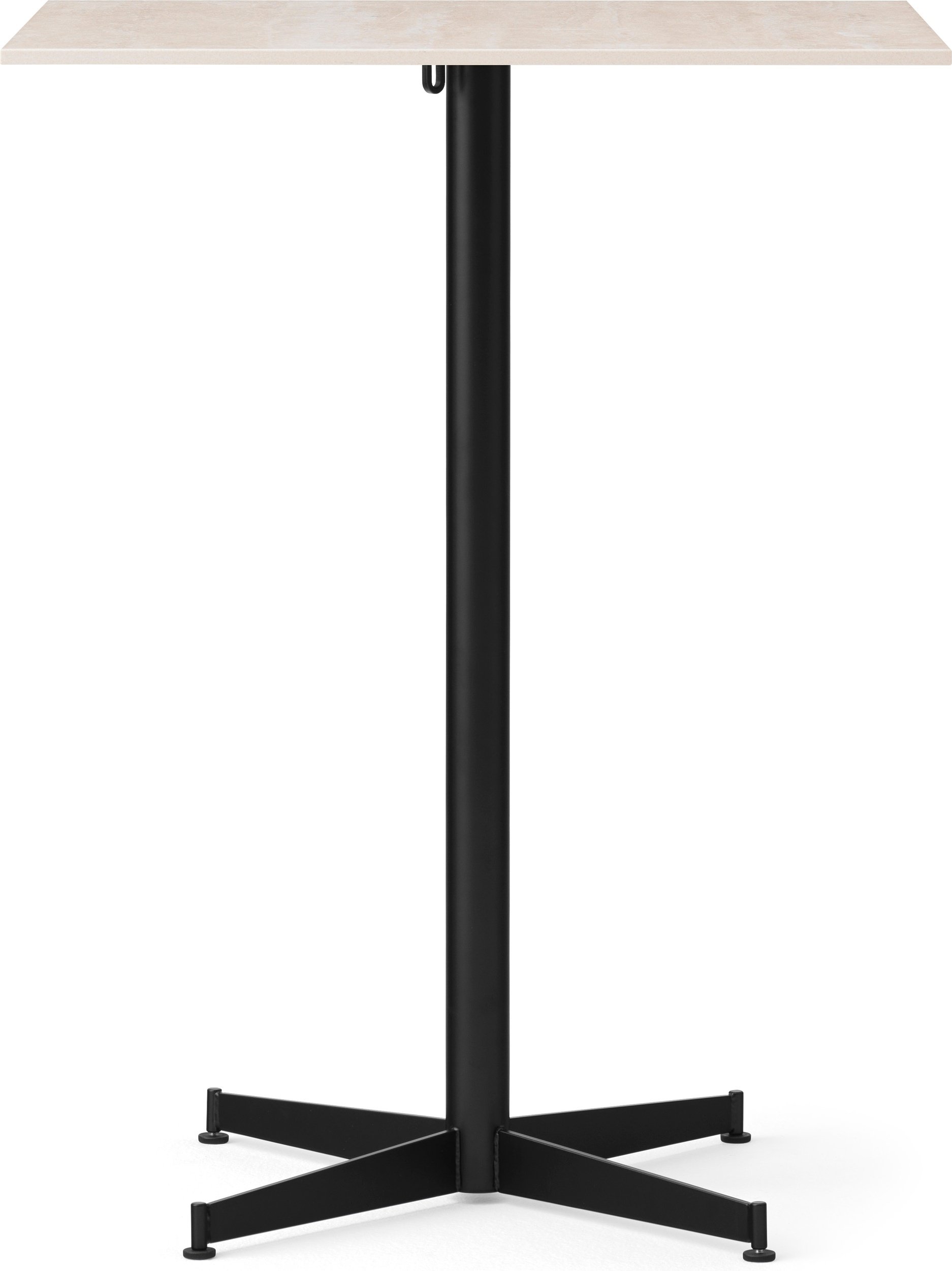 Stół barowy z czarną podstawą Nook Star Base Ceramic kwadratowy 93 cm