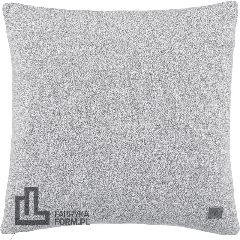 Poduszka Loma 50 x 50 cm szara z bawełny organicznej