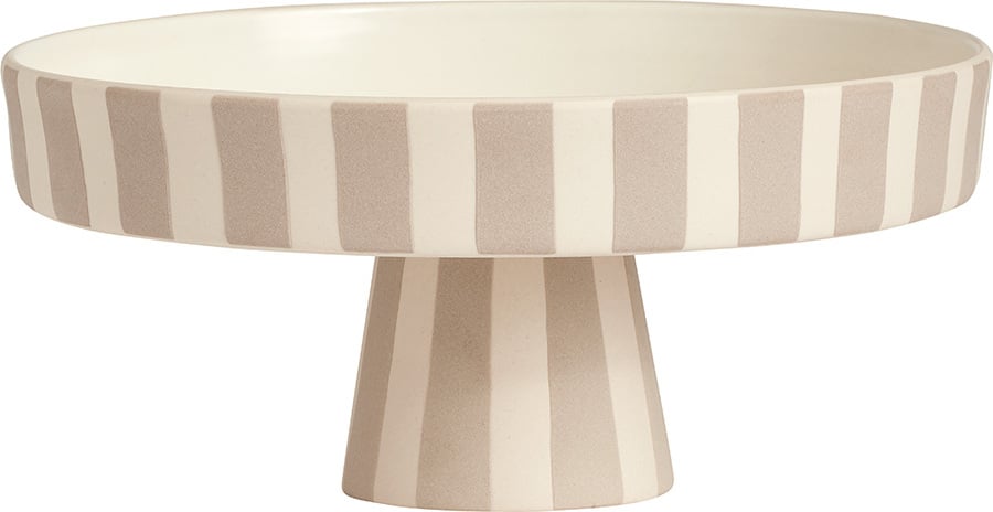 Patera na ciasto Toppu 20 x 20 cm beżowa