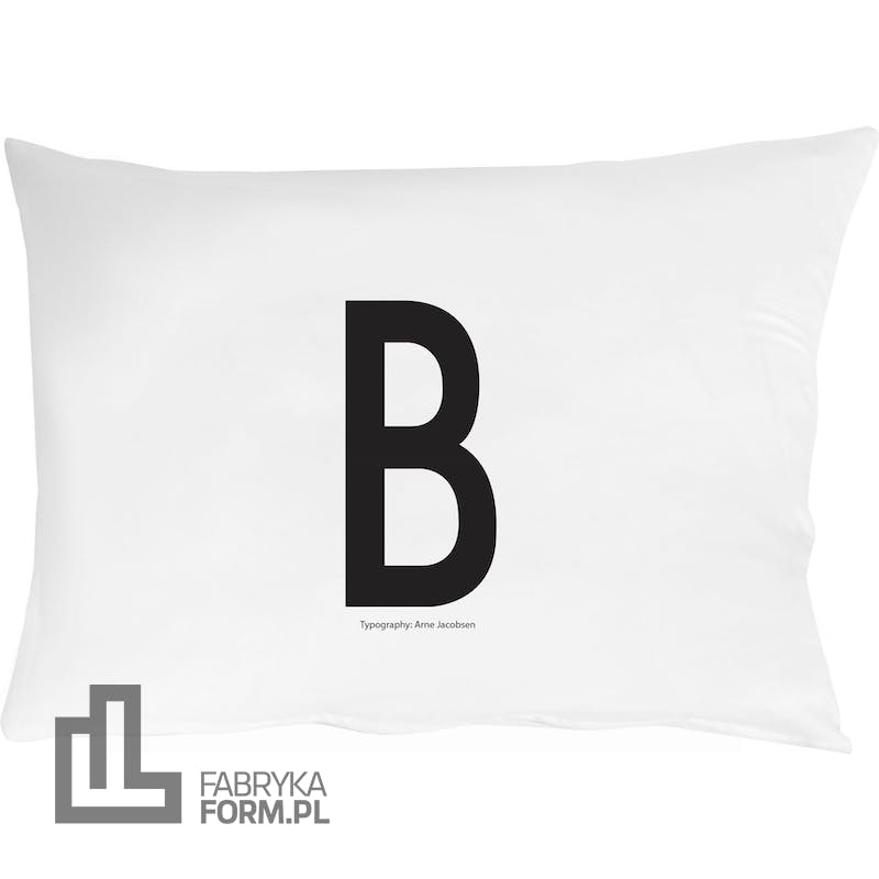 Poszewka na poduszkę Arne Jacobsens Vintage ABC litera B