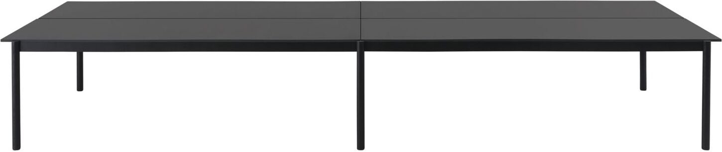 Stół Linear System 2 czarny nanolaminat