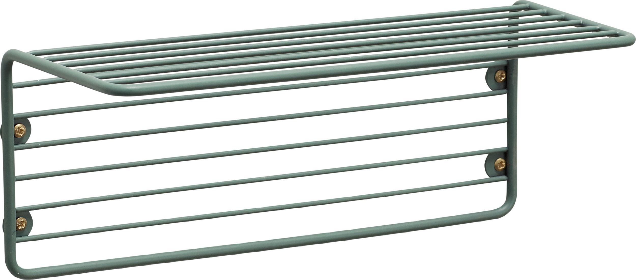 Półka Hübsch zielona metalowa z prętów