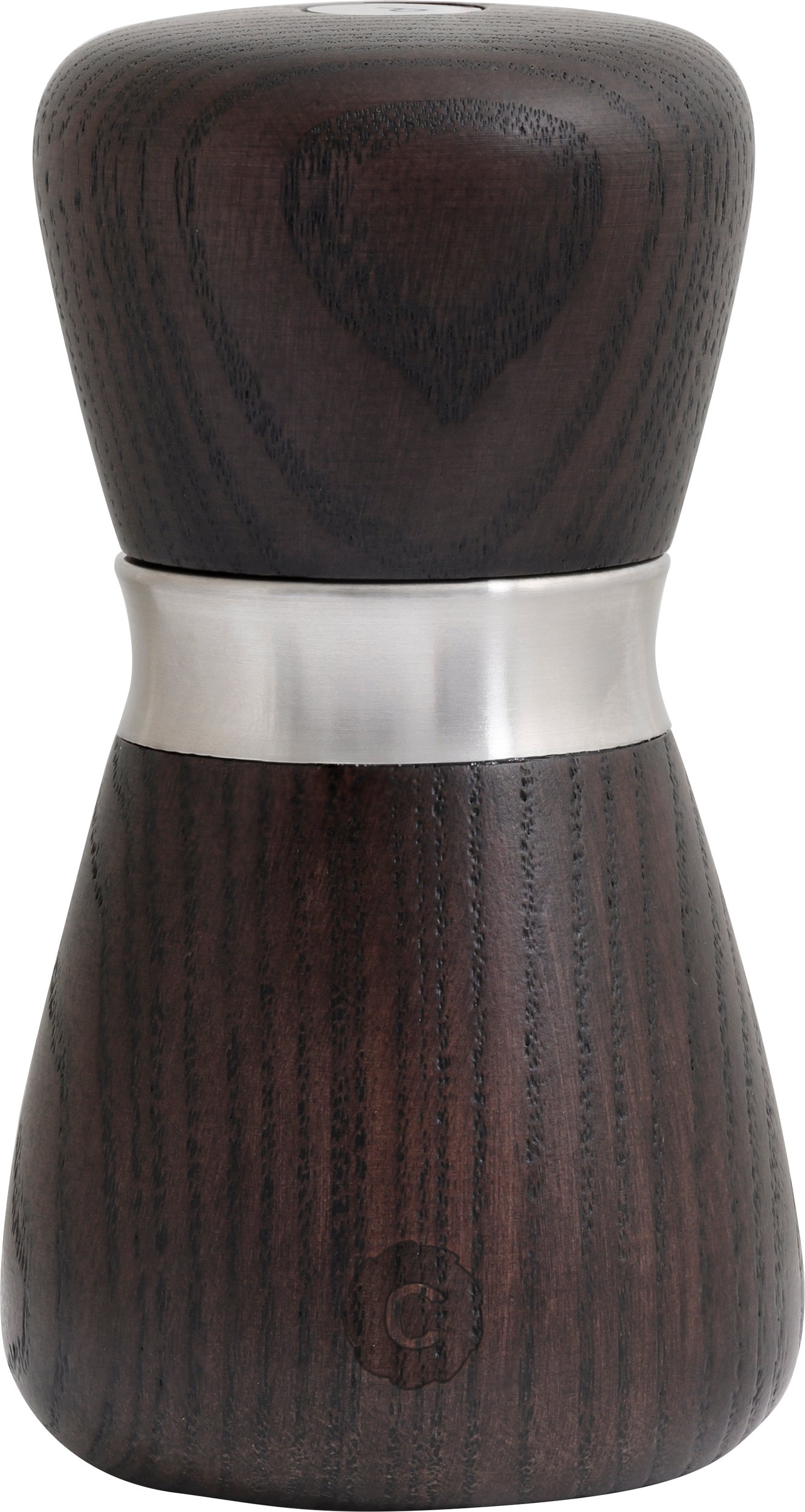 Młynek do soli lub pieprzu Kyoto 10 cm brązowy drewno jesionowe