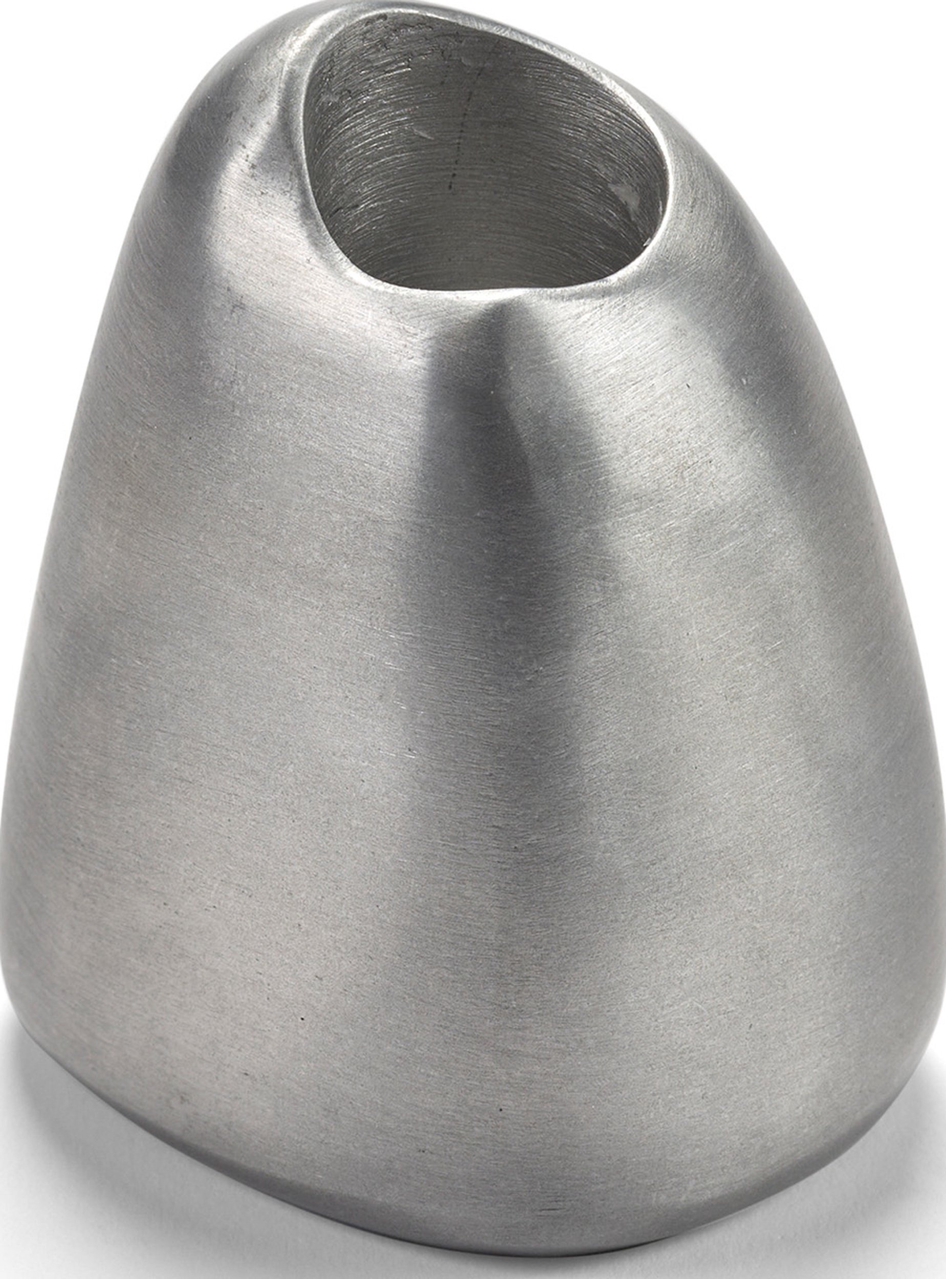 Świecznik na klasyczną świecę Out of Lines 7,3 cm srebrny